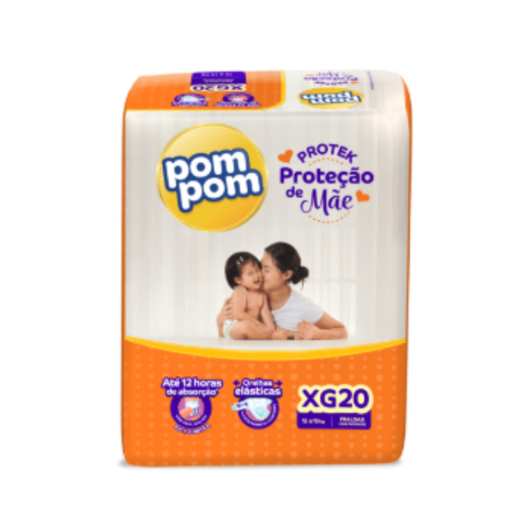 Fralda Pom Pom Xg 20