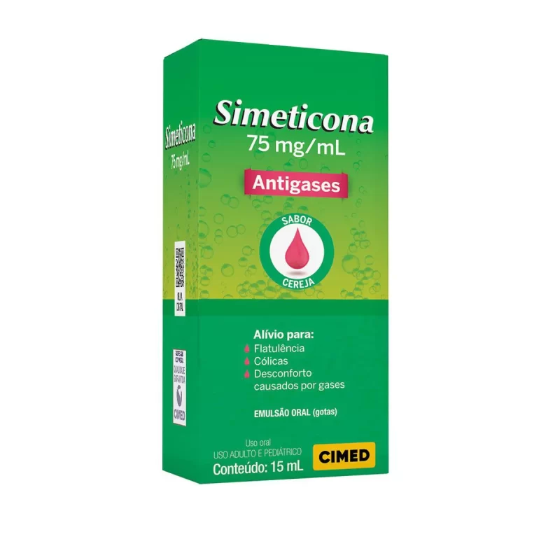 Simeticona 75mg/ml Sabor Cereja Gotas 15ml Cimed Genérico