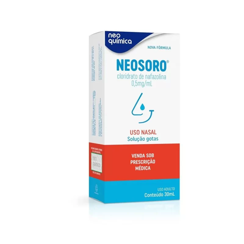 Neosoro Adulto 0,5mg/ml Solução Nasal Gotas 30ml