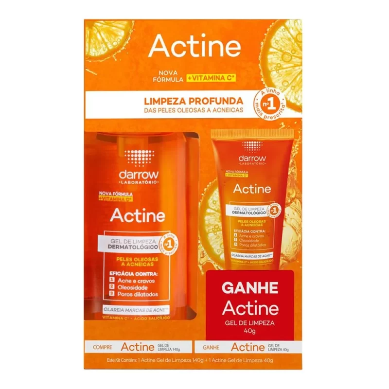 Kit Gel de Limpeza Darrow Actine 140g + 40g
