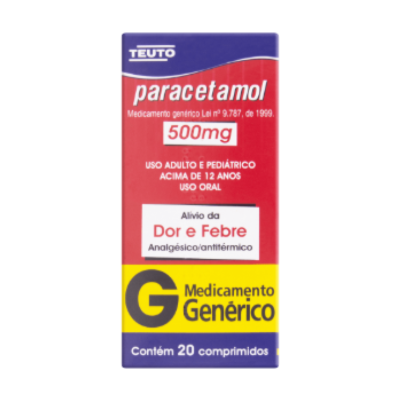 Paracetamol 500mg Genérico